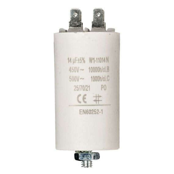Condensatore 14uF 450V con terminale M8 Condensatore 14uF 450V con terminale M8